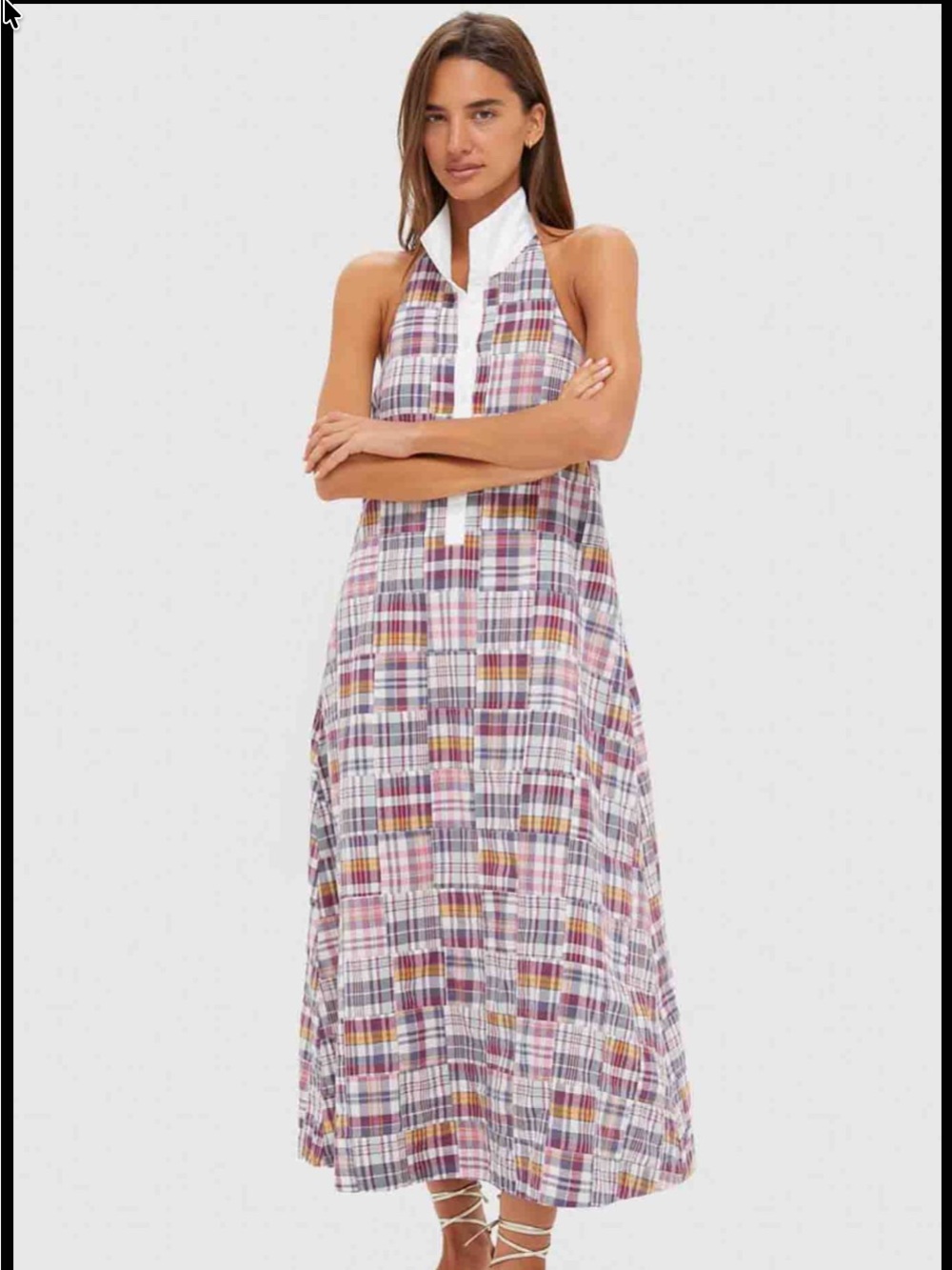 Tuckernuck faded prep patchwork Jagger maxi dress